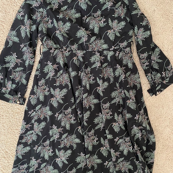 Ivy city mini 4/5t Floral Black Dress - Picture 3 of 4